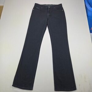 Wrangler Jeans Q-Baby Ultimate Riding Bootcut Stretch Black Women 9/10 x 34